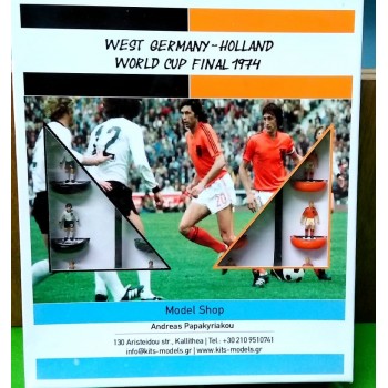 Subbuteo Andrew Table Soccer Germany Holland World Cup Final set on WSB Professional bases
